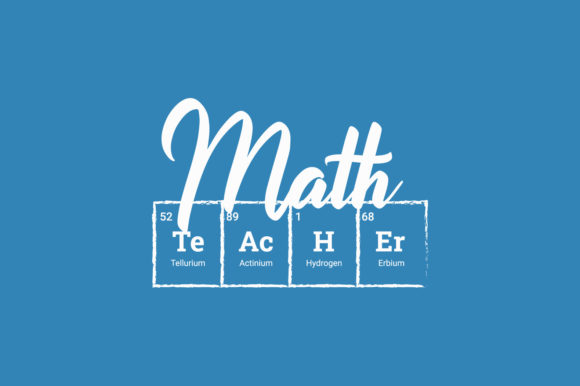 Math Teacher Svg T-shirt Graphics for Print Templates