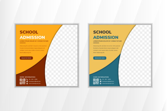 School Admission Banner Graphics