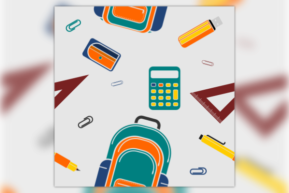 School Stuffs Graphics Pattern