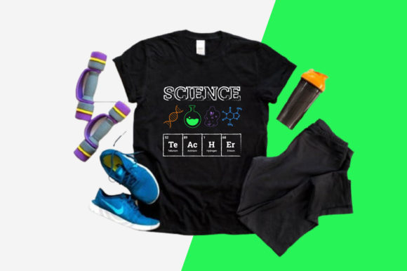 Science Teacher T-shirt Vector Design Graphics for Print Templates