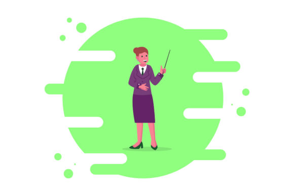 Teacher Class Education Circle Clipart Graphics