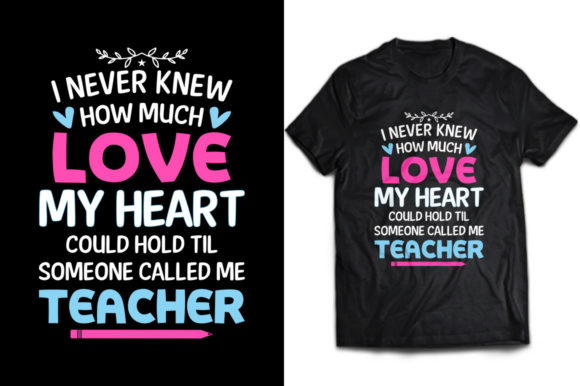 Teacher Tees Graphics for Print Templates