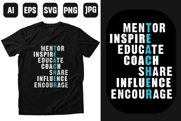 Teacher Typography Quotes T-shirt Design
