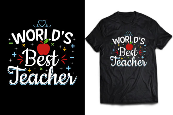 World’s Best Teacher T-shirt Design
